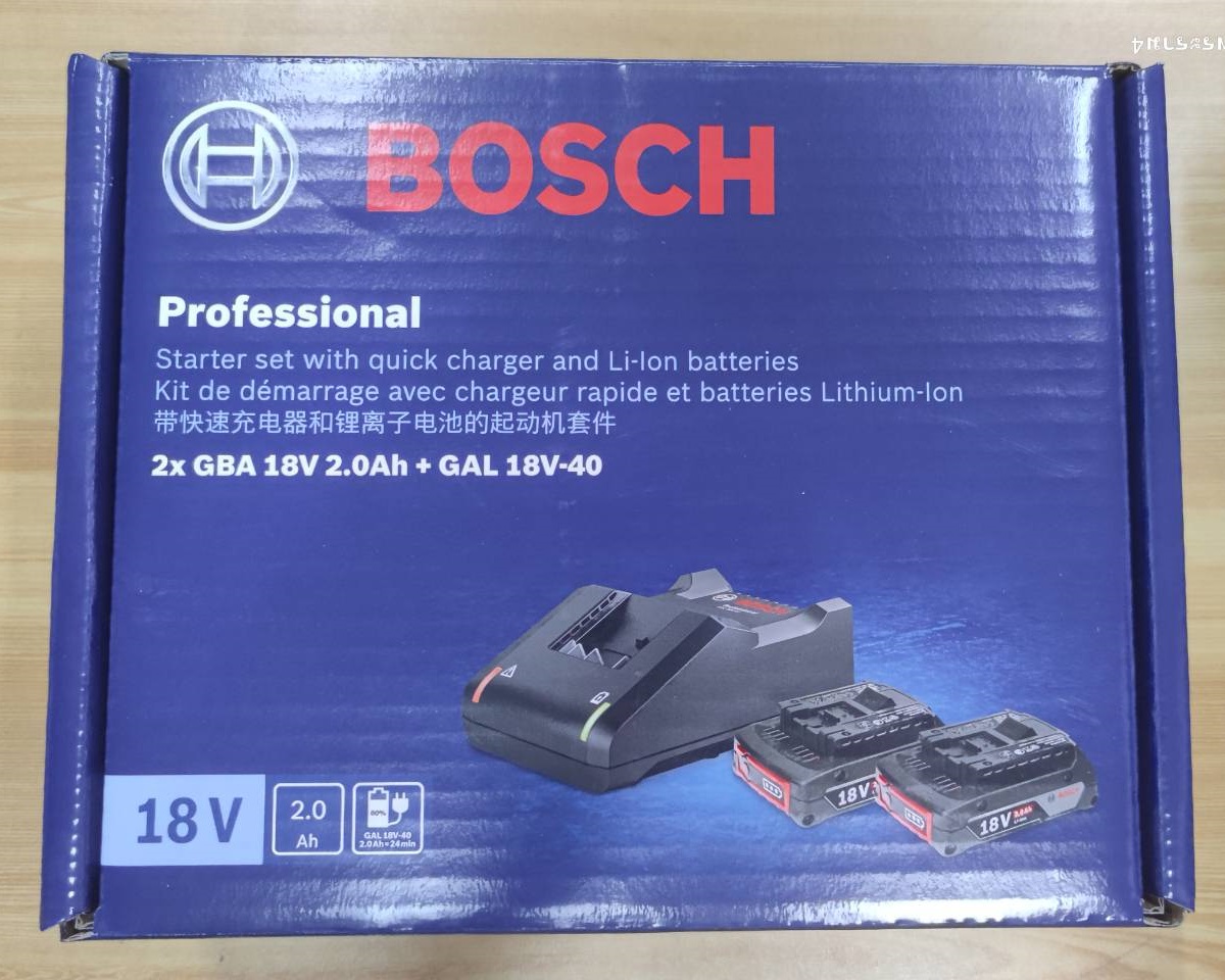 ชุดแบต Starter Kit 18V / 2.0 BOSCH #1600A01B6K