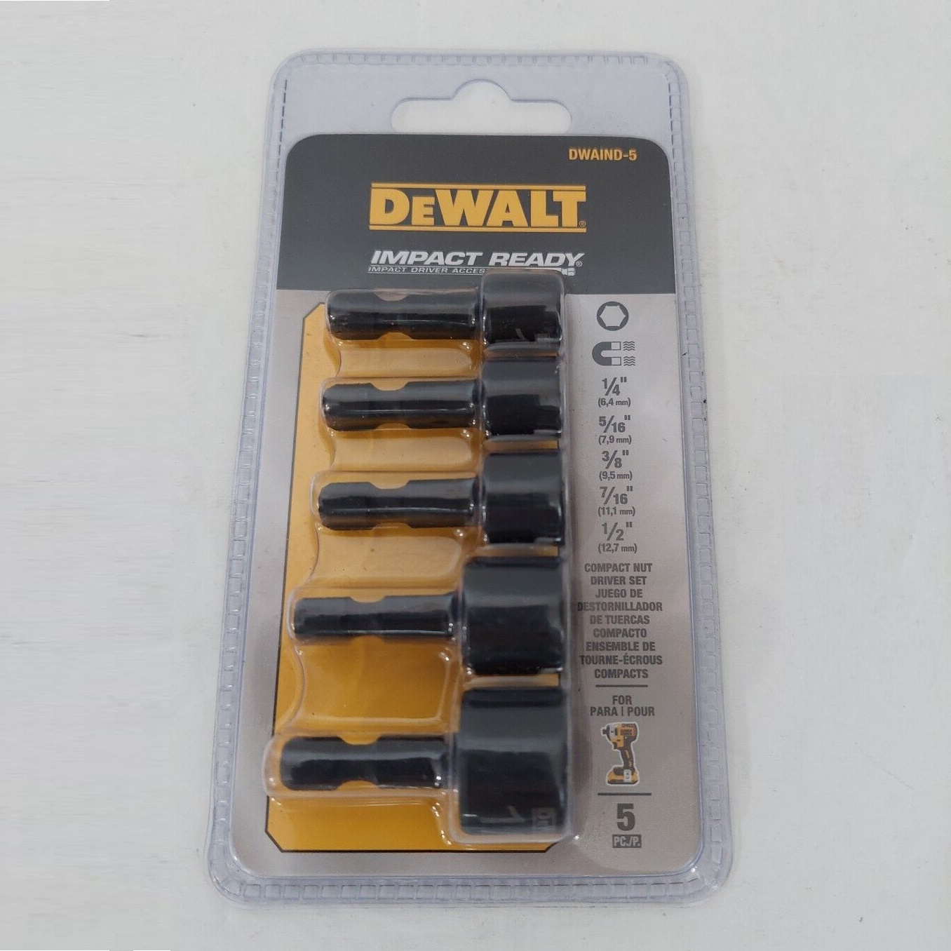 ชุดบล็อก5ตัวชุด DWAIND-5 DEWALT