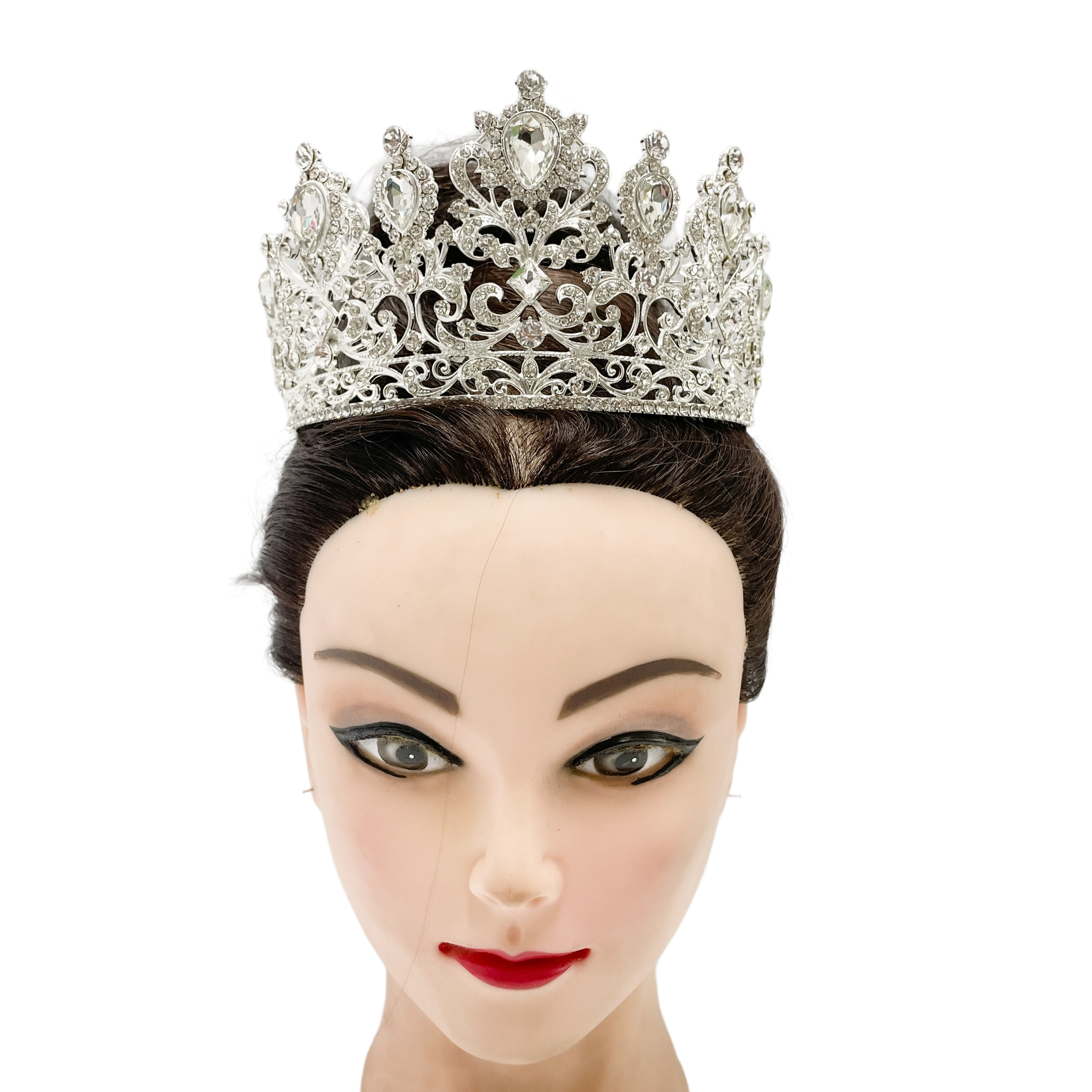 (พร้อมส่ง) เทียร่า 359 สีเงิน งานสวย ปราณีต QCเพชรทุกเม็ด สินค้าพร้อมส่งจากไทย