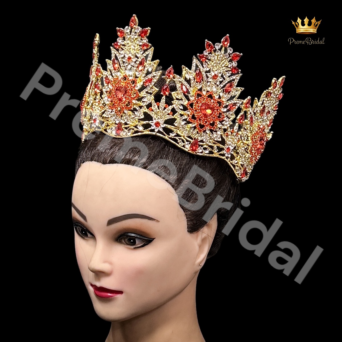 (พร้อมส่งจากไทย) มงกุฏ 128 Miss Universe Thailand 2021งานสวย รุ่นฐานกลม ส่งด่วน ส่งจาก จ.อุบลราชธานี