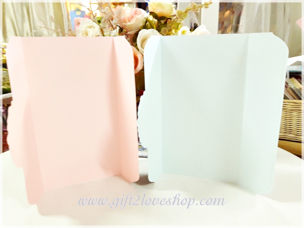 การ์ดแต่งงานแบบสองพับ