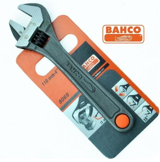 ประแจเลื่อน4" BAHCO #8069