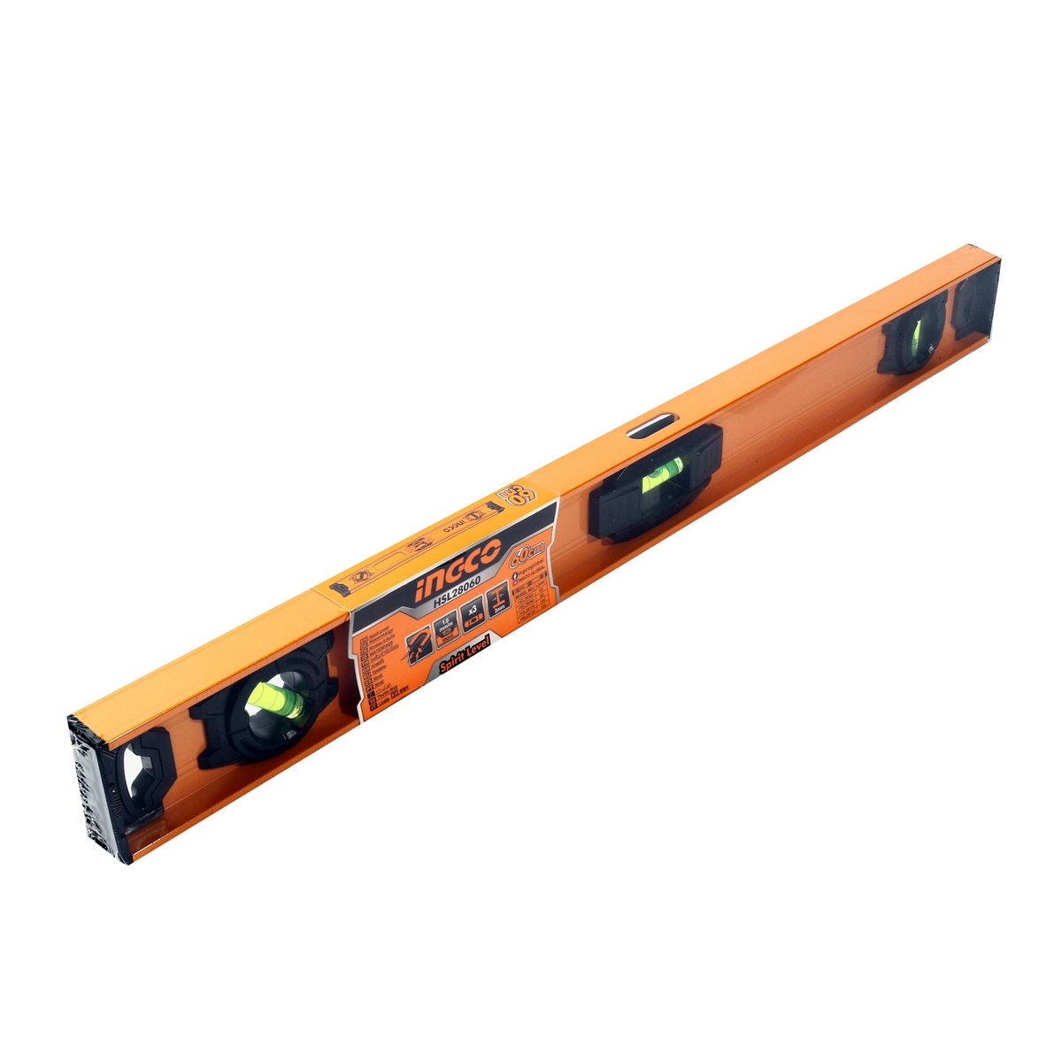 ระดับน้ำอลูมิเนียมแม่เหล็ก I-BEAM ขนาด 60cm (24") INGCO รุ่น HSL28060