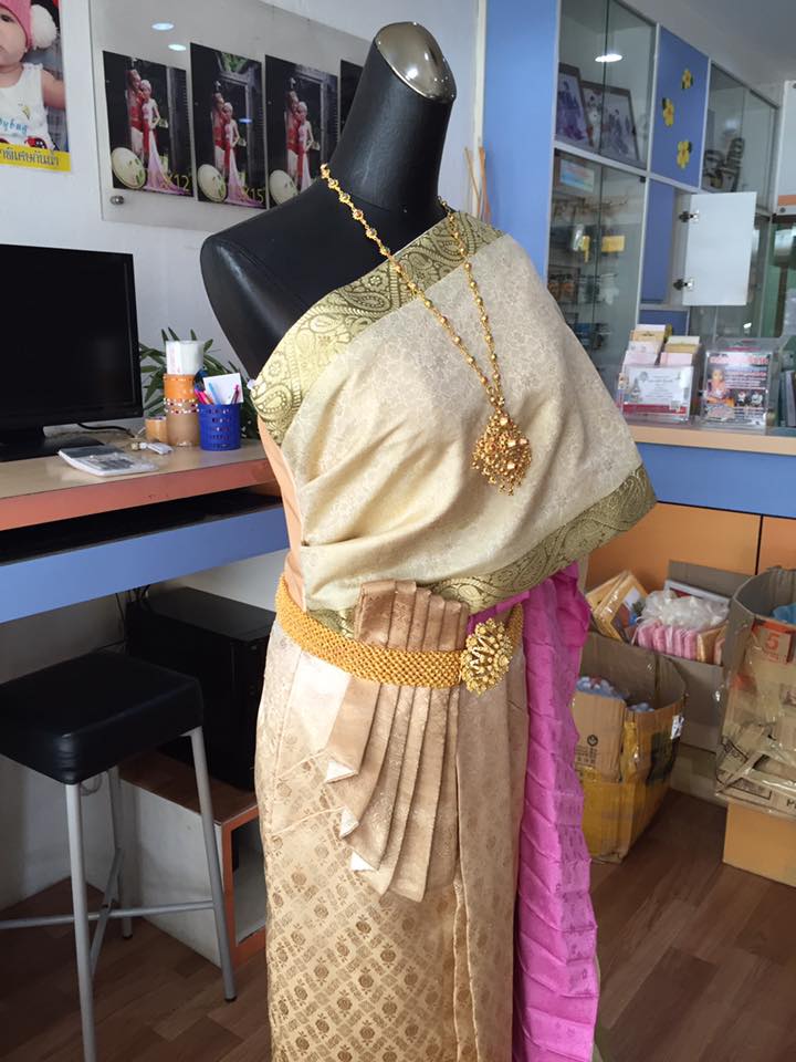 (พร้อมส่ง) ชุดไทยพร้อมส่ง รหัส 021