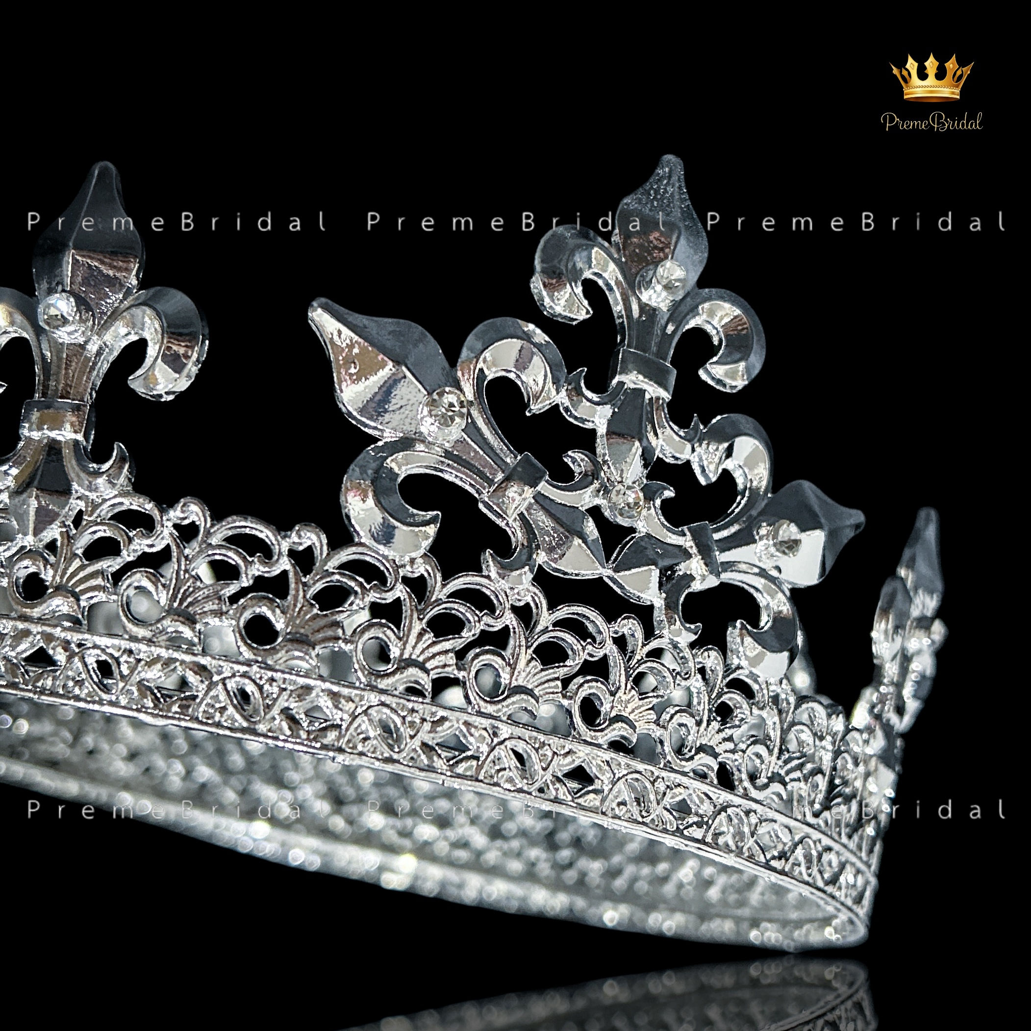 (พร้อมส่ง) มงกุฏผู้ชาย 086 สีเงิน เจ้าชาย พระราชา การประกวด สินค้าพร้อมส่ง ไม่ต้องรอนาน งานพรีเมี่ยม ส่งด่วนจาก จ.อุบลราชธานี