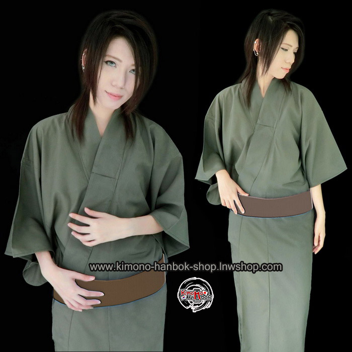 ชุดยูกาตะชายสีเขียว