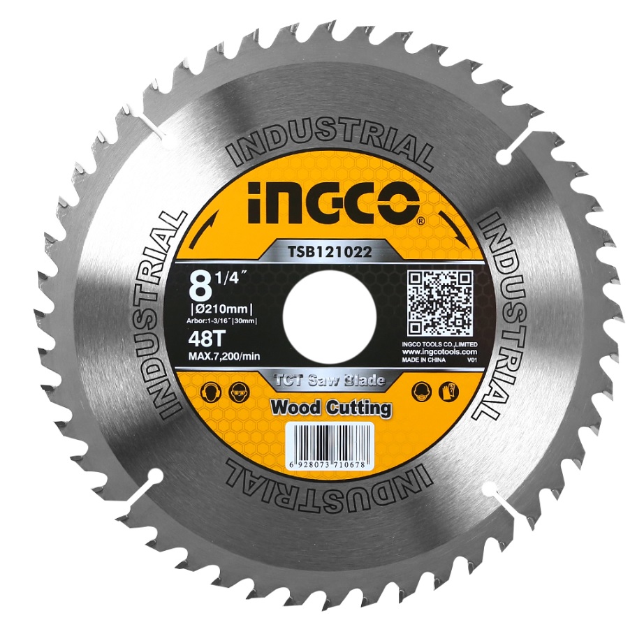 ใบเลื่อยวงเดือน 8 นิ้ว 48T TSB121022 INGCO