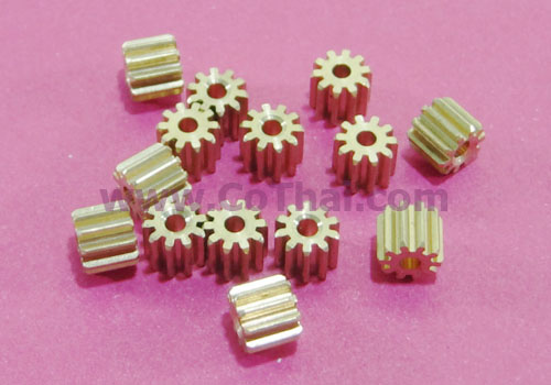 เฟือง ทองเหลือง 10T2A v0.5 4.8x6x1.95