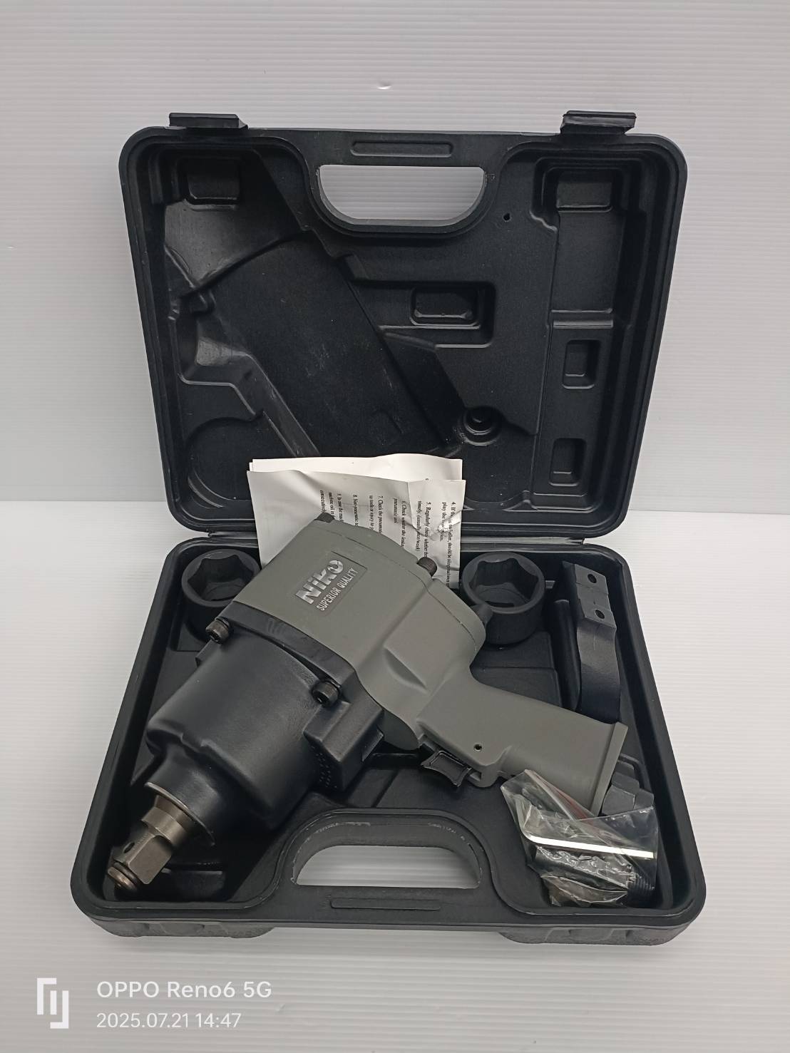 ชุดบล็อกลม3/4" NIKO-201