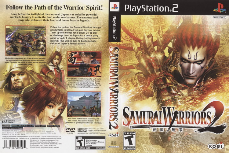 SAMURAI WARRIORS 2 [US : DVD5 1 Disc]