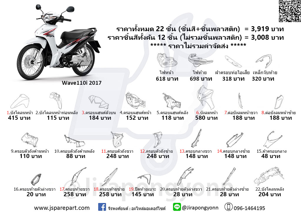 ชุดสี Wave110i (2017)
