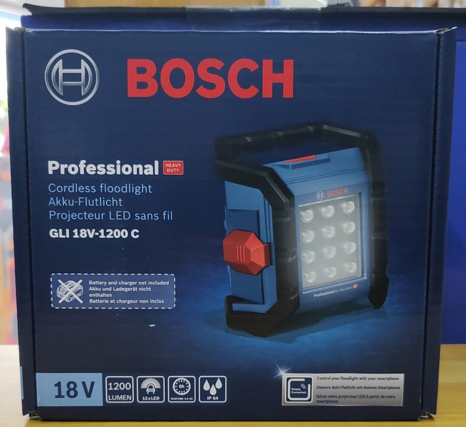 ไฟฉายไร้สาย GLI18V-1200C BOSCH Solo