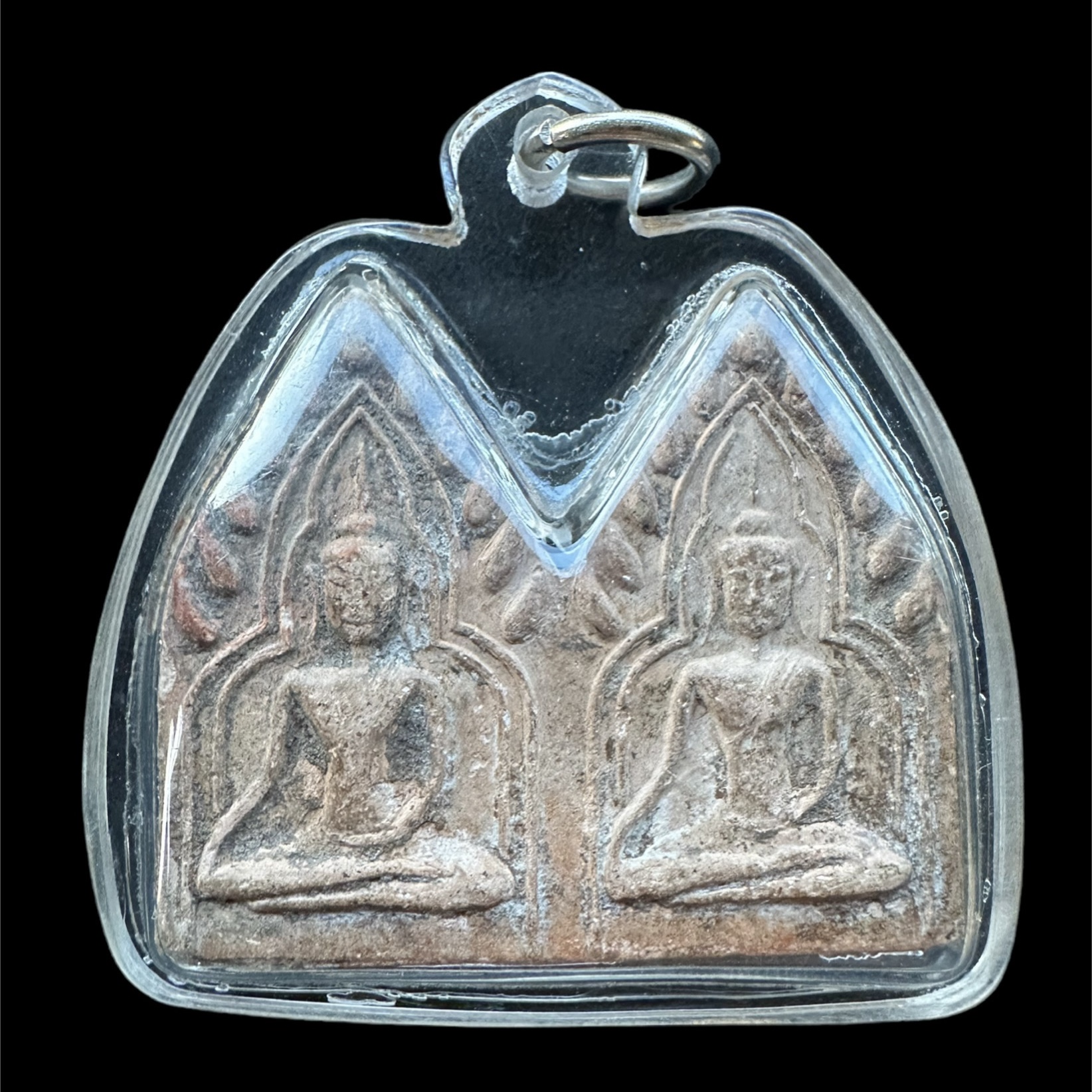 ขุนแผนพลายคู่ หลวงพ่อป่วน วัดปากแสก อ.อู่ทอง จ.สุพรรณบุรี มวลสารเก่าขุนแผนกรุบ้านกร่าง