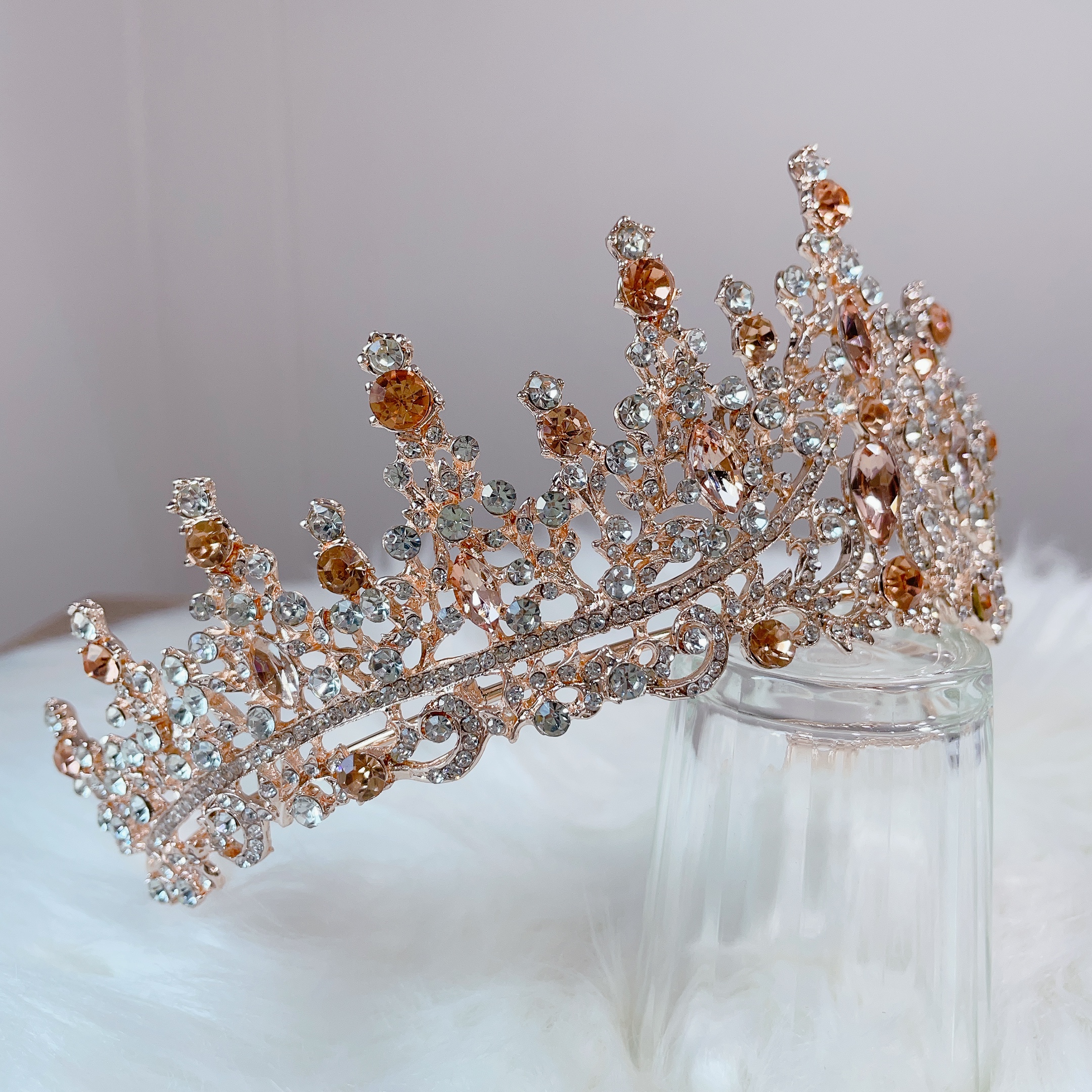 (พร้อมส่ง) เทียร่า 273 สีโรสโกลด์