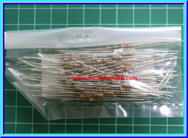100x Resistor 10 Kohm 1/4 Watt 5% Cabon Resistor