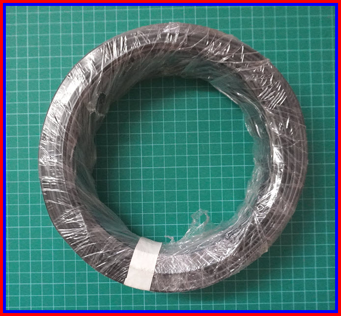 1x สายไฟสีดำแบบอ่อน ขนาด 1x1 ตร.มม.