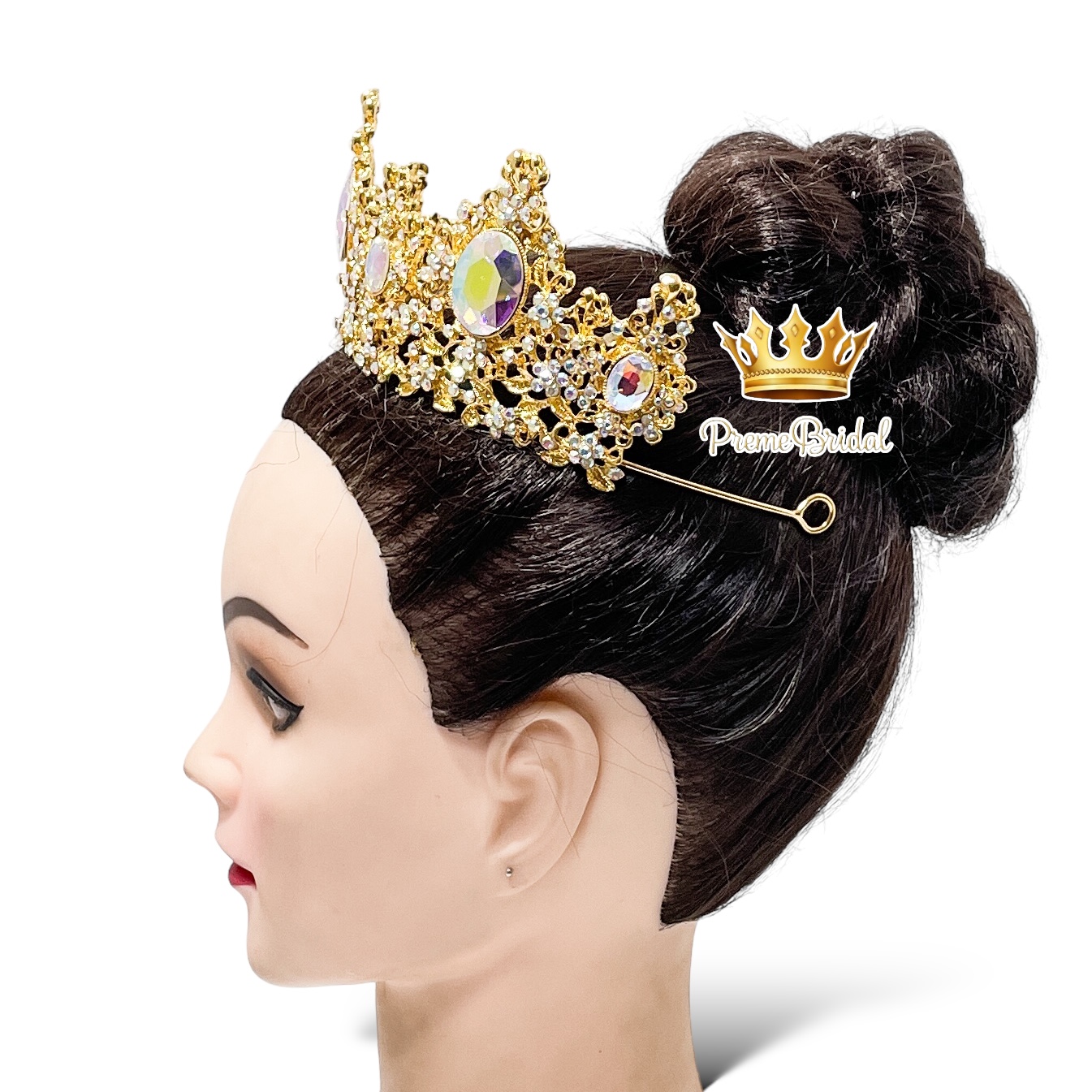 (พร้อมส่ง) เทียร่า 413 มงกุฎนางงาม ครึ่งหัว งานสวย ปราณีต QCเพชรทุกเม็ด สินค้าพร้อมส่งจากไทย