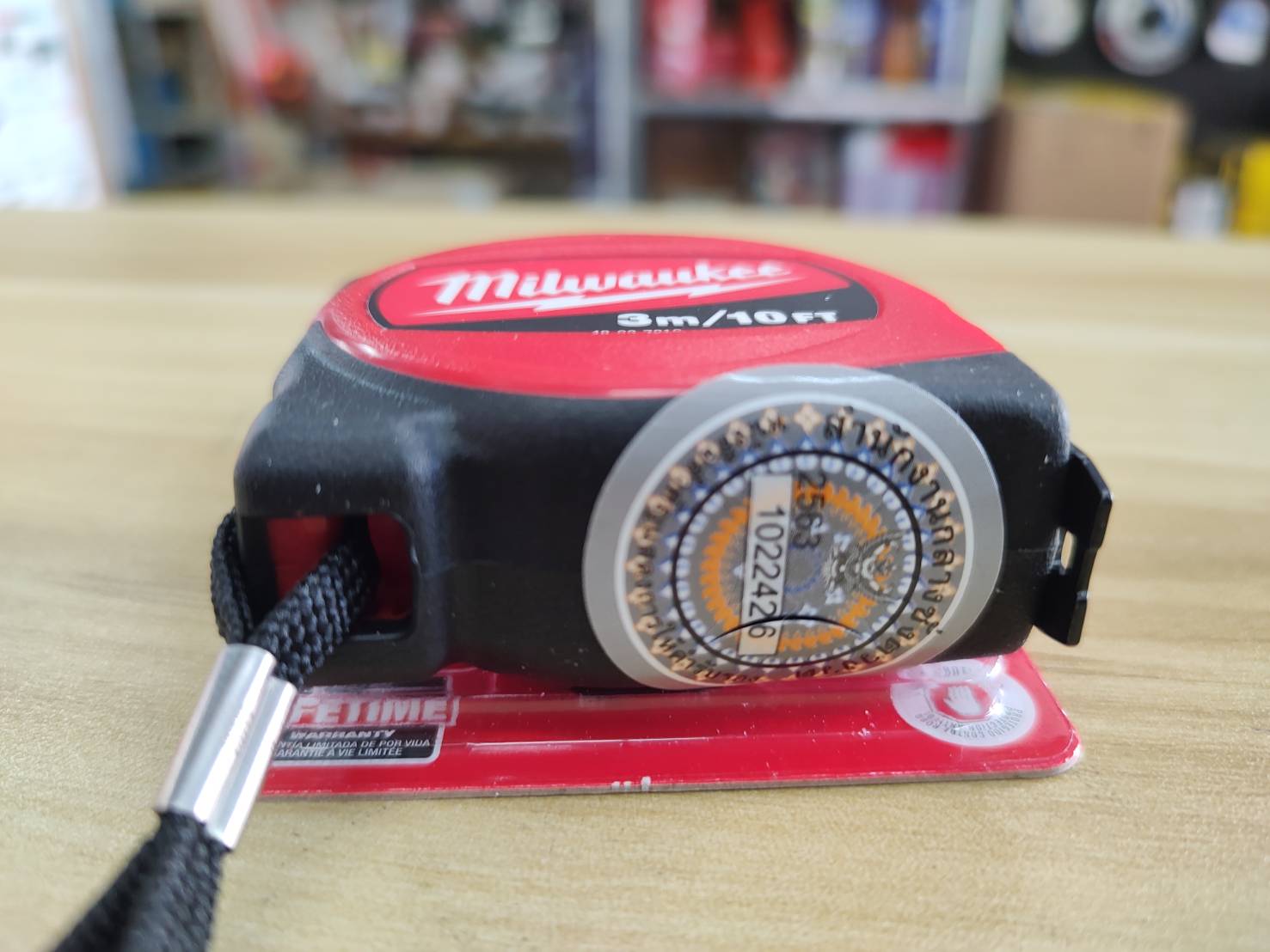 ตลับเมตร3m/10FT RED 48-22-7812 MILWAUKEE