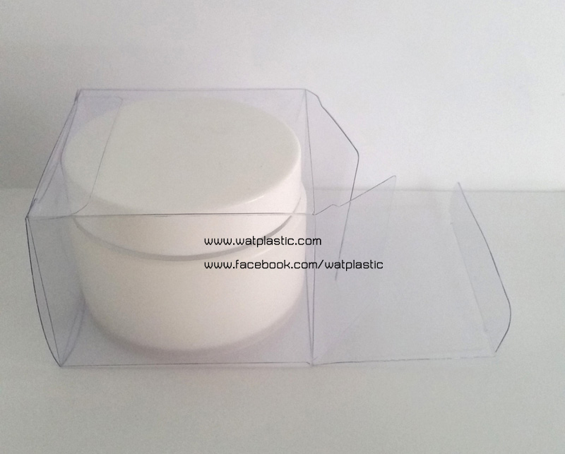 กล่อง ตลับครีม/กระปุกครีม ขนาด 6.8 x 6.8 x 4.9 cm
