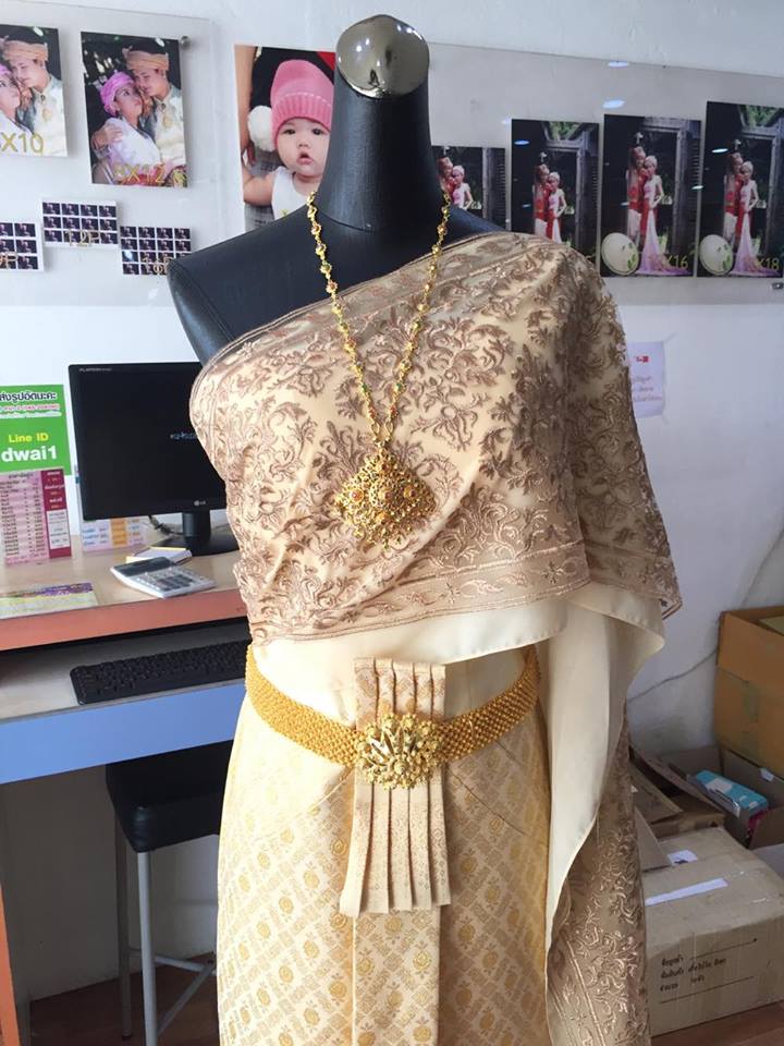 (พร้อมส่ง) ชุดไทยพร้อมส่ง รหัส 024