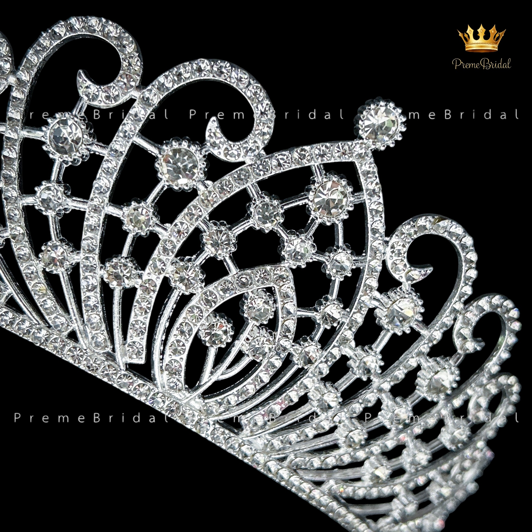 (พร้อมส่ง) เทียร่า 246 สีเงิน มงกุฎเจ้าสาว มงกุฎเจ้าหญิง งานสวย ปราณีต QCเพชรทุกเม็ด สินค้าพร้อมส่งจากไทย