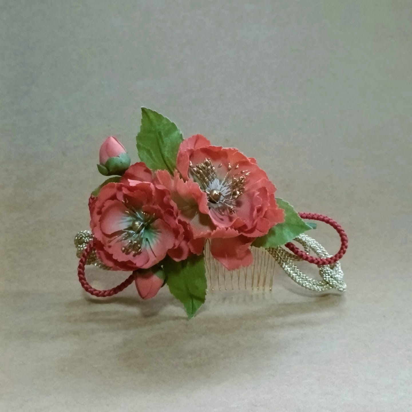 ดอกไม้ประดับผมญี่ปุ่น(หวีสับ)04