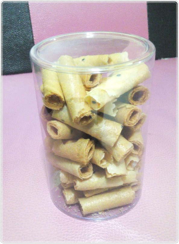 กล่องขนม-กล่องทองม้วน ขนาด 8.3 ซม. x สูง 12 ซม.