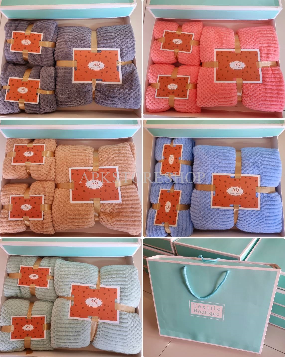 ขายส่ง ชุดเซ็ทของขวัญ3ชิ้น ขนแกะ #รังผึ้ง ส่ง 105 บาท