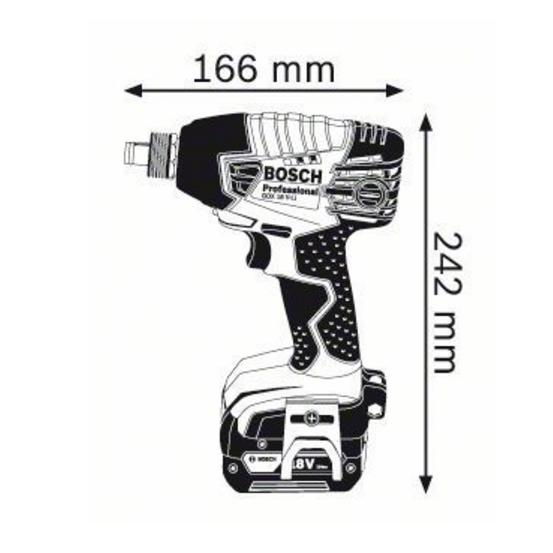 ไขควง1/4-บล๊อก1/2ไร้สาย GDX18V-LI BOSCH SOLO