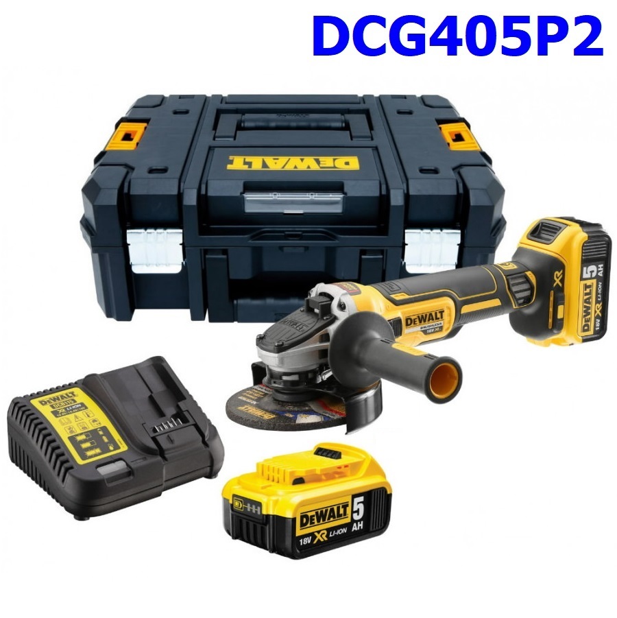 หินเจียรไร้สาย20V DCG405P2 DEWALT