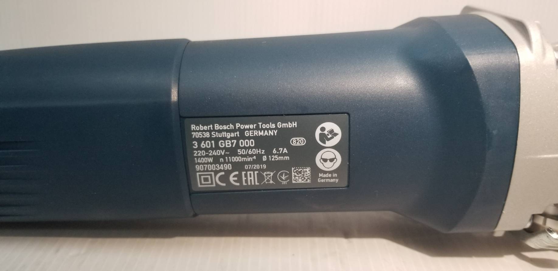 หินเจียร5" GWX14-125 BOSCH X-LOCK 06017B7000