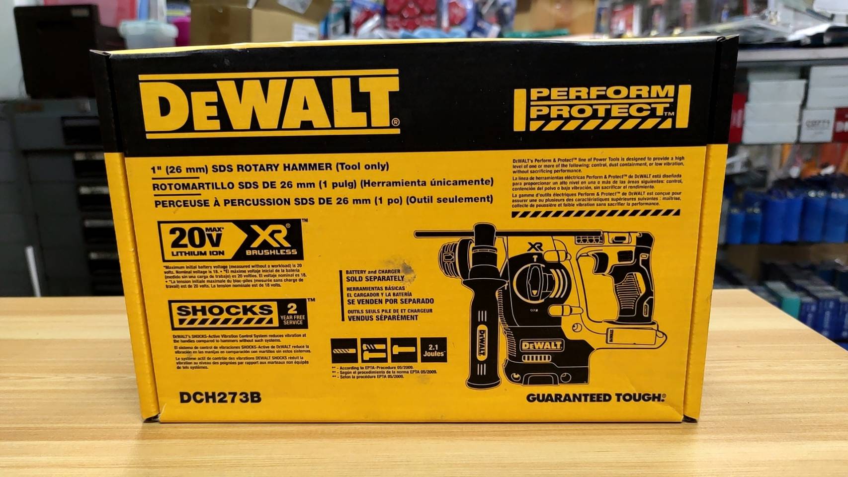 สว่านโรตารี่3ระบบ20V DCH273B DEWALT