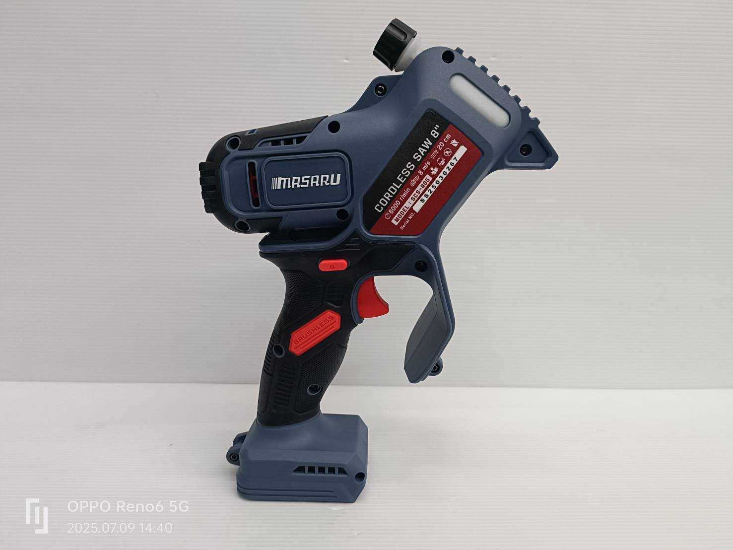 เลื่อยไร้สาย20V 8 นิ้ว SCS-405-B1 MASARU POWER TURBO