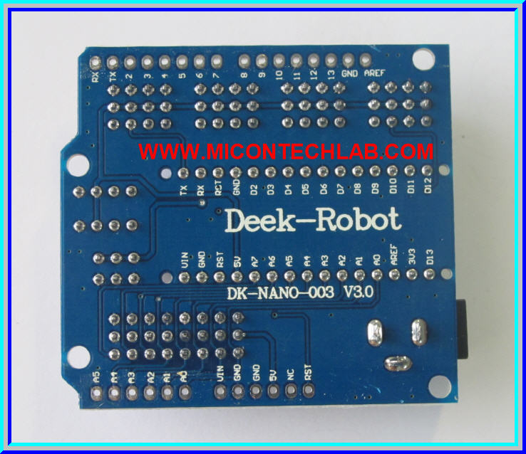 1x บอร์ดชีลด์ขยายขา Nano I/O Expansion สำหรับเสียบบอร์ด Nano