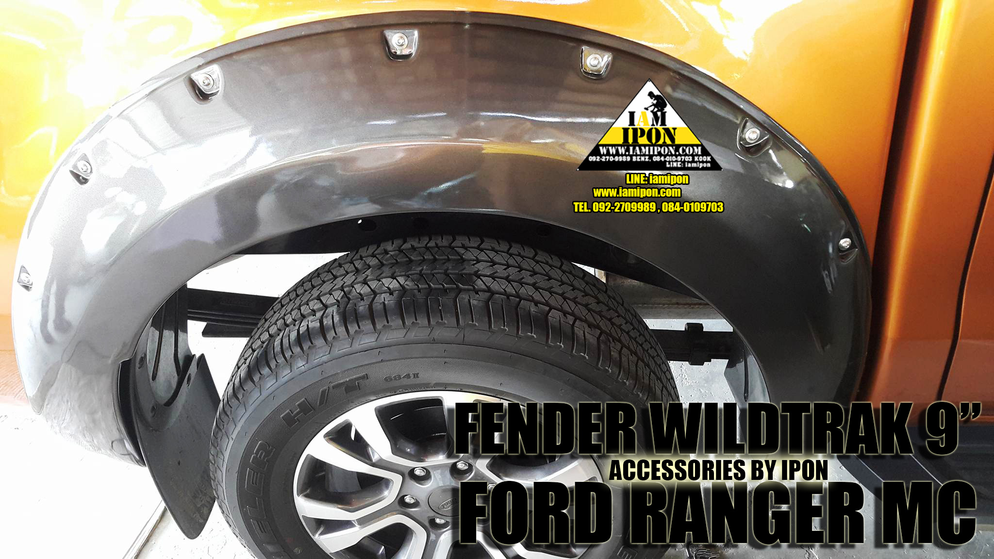 FENDER FORD RANGER MC WILDTRAK 9" โป่งล้อ 9" มีหมุดหลอกไวล์ดแทรคฟอร์ดเรนเจอร์ MC