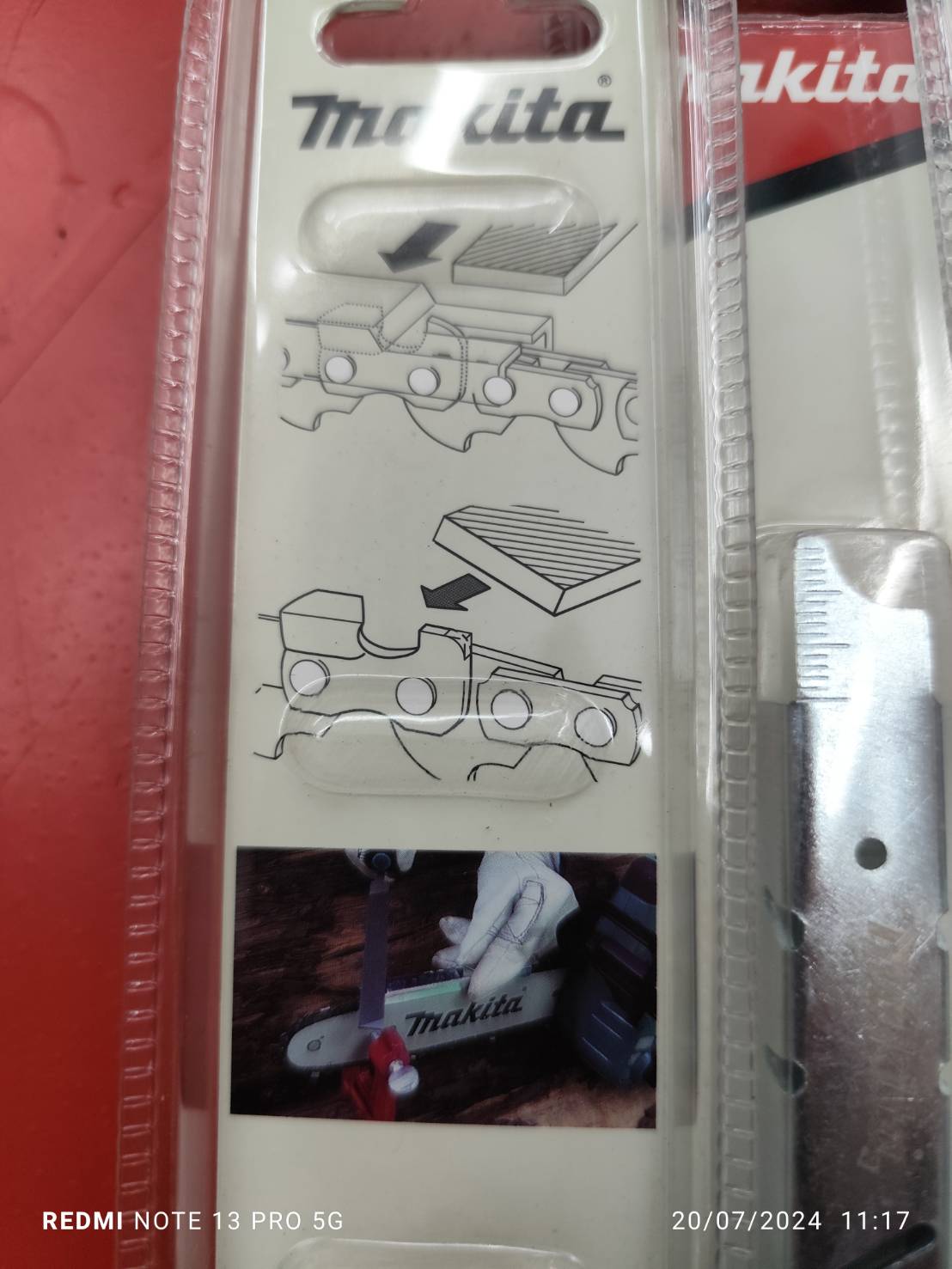 ตัวตั้งความลึก Depth gauge สำหรับเลื่อยโซ่ MAKITA D-67474