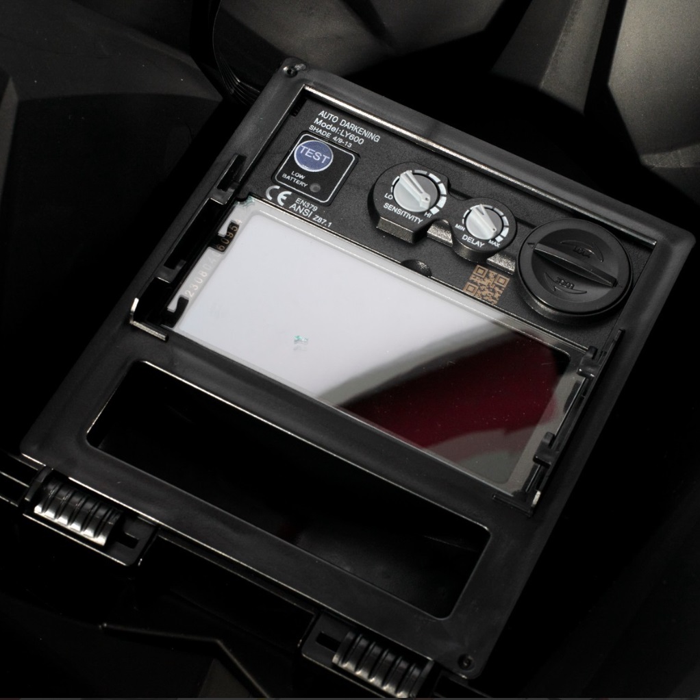 หน้ากากปรับแสงอัตโนมัติ JASIC รุ่น LY600G มีโหมดเครื่องเจียร