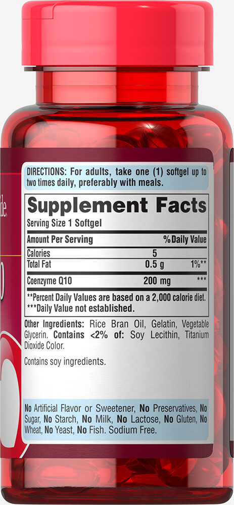Puritan Co Q10 200 mg 60 Softgels
