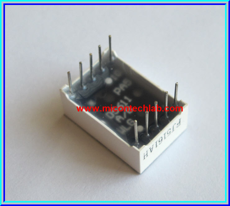 1x LED 7 SEGMENT 1 DIGIT RED Color Common Cathode 0.56 INCH