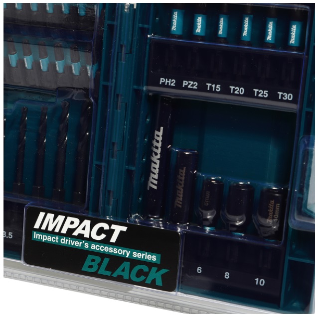 ชุดดอกไขควงสีดำ33ชิ้น พร้อมกล่อง E-06622 MAKITA