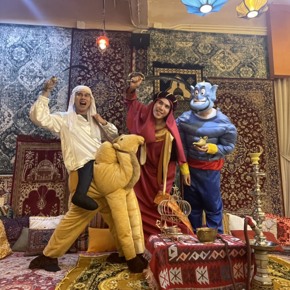 ชุดอาหรับขี่อูฐ / ชุดดูไบขี่อูฐ