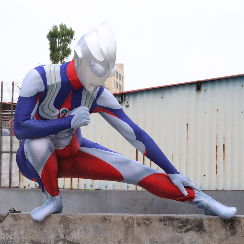 ชุดอุลตร้าแมน แบบบอดี้สูท พร้อมหัวเต็มใบ