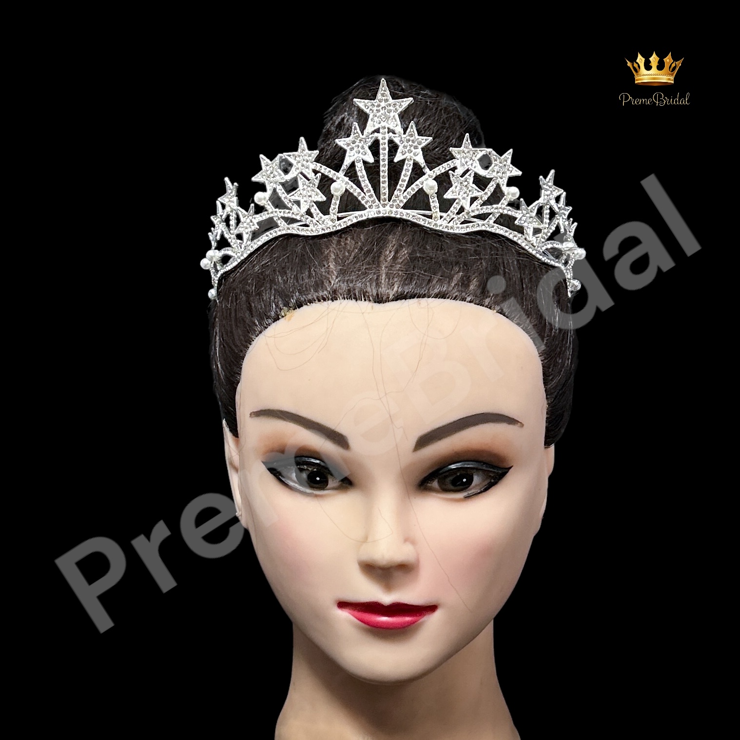 (พร้อมส่ง) เทียร่า 255 สีเงิน มงกุฎนางงาม มงกุฎเจ้าหญิง งานสวย ปราณีต QCเพชรทุกเม็ด สินค้าพร้อมส่งจากไทย