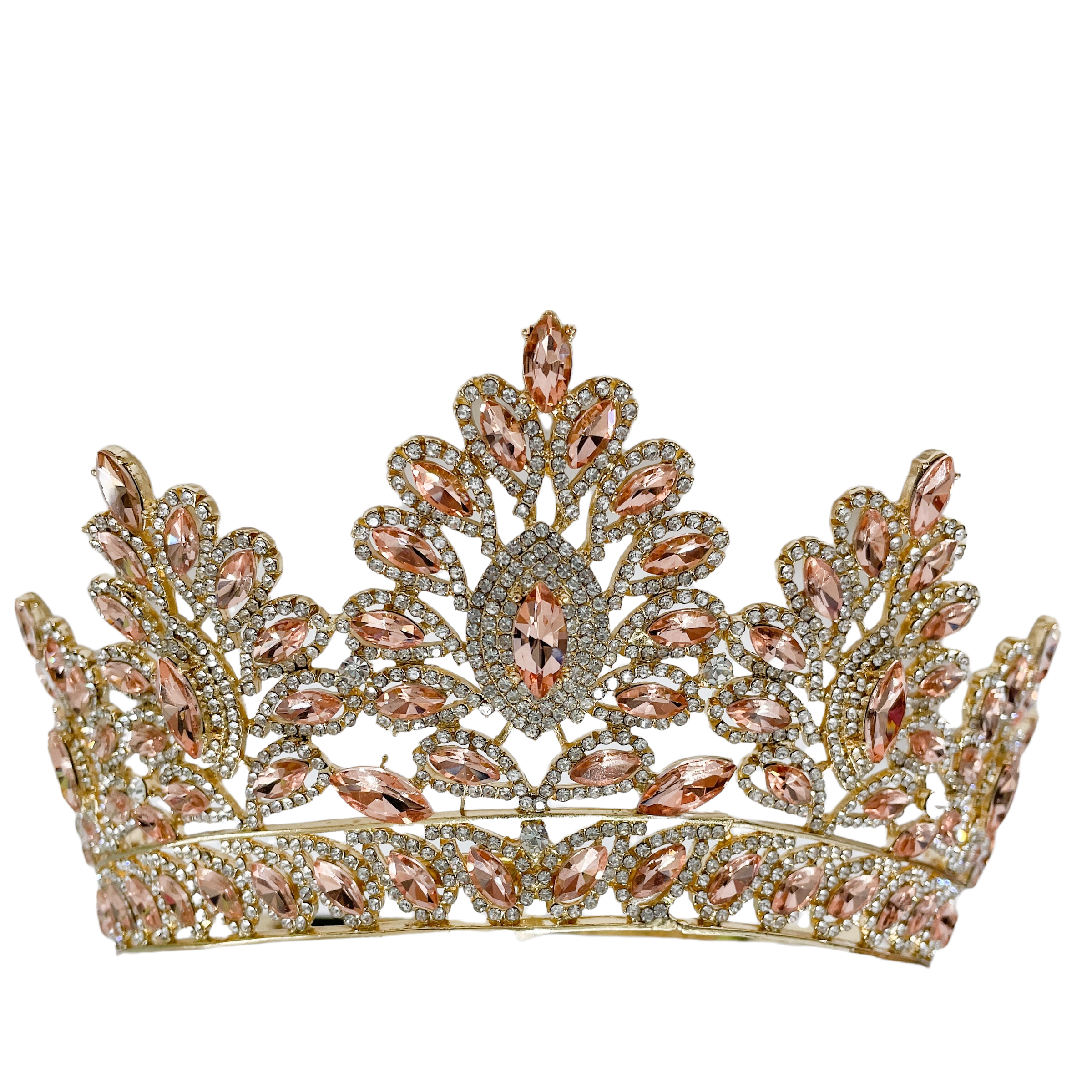 (พร้อมส่งจากไทย) มงกุฏ 095 สีส้ม มงกุฎนางงาม มงกุฎเพชร มงกุฎประกวด สินค้าพร้อมส่ง ไม่ต้องรอนาน งานพรีเมี่ยม