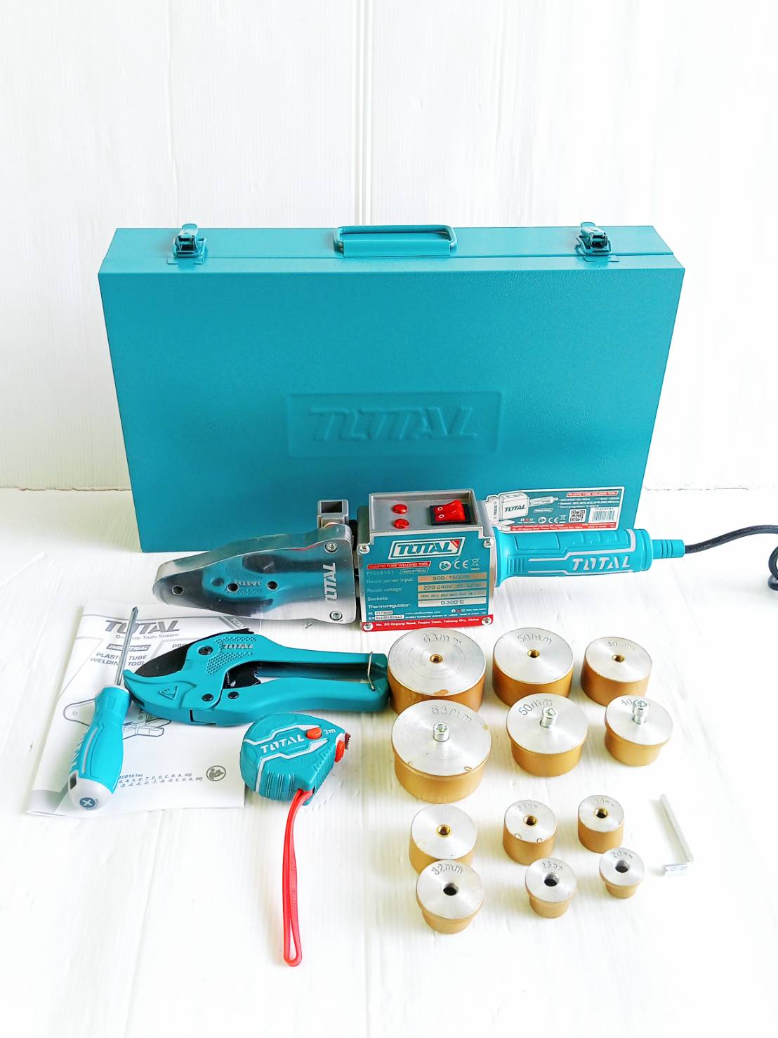 เครื่องเชื่อมท่อ PP-R TT328151 TOTAL 20-63มม.