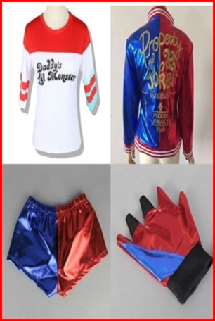 ชุด Harley Quinn / suicide squad 2016 / ชุดฮารี่ควิน