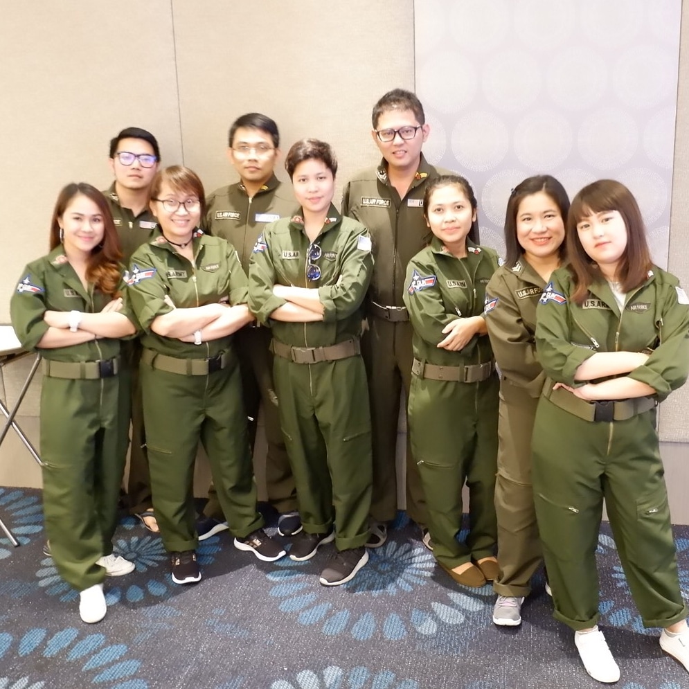 ชุดทหารอากาศ / ชุดนักบิน / นักบิน F16 / ชุดท็อปกัน / ชุด Top Gun / Top Gun /ุ ชุดอาชีพ / ชุดอาชีพในฝัน