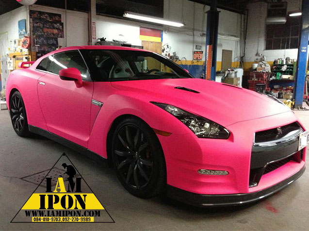 Plasti dip Blaze Pink Sprey สีเสปรย์ยาง Plasti dip สีชมพูเข้มด้าน