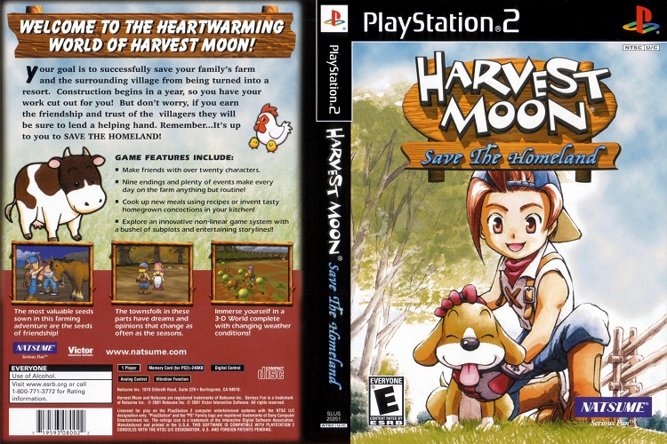 HARVEST MOON SAVE THE HOMELAND [US : CD 1 Disc]