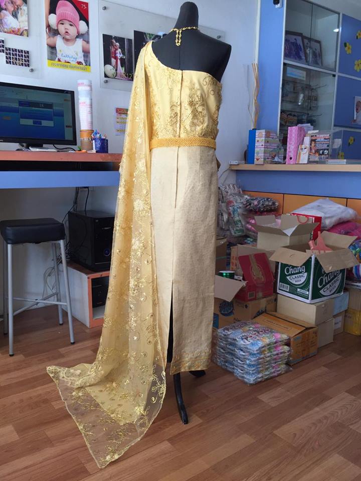 (พร้อมส่ง) ชุดไทยพร้อมส่ง รหัส 023